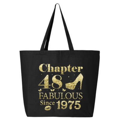 Chapter 48 Fabulous Since 1975 48Th Birthday Gift For Ladies 25L Jumbo Tote