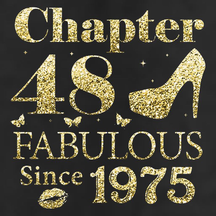 Chapter 48 Fabulous Since 1975 48Th Birthday Gift For Ladies 25L Jumbo Tote