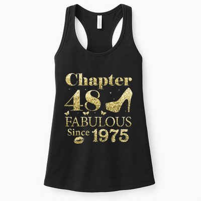 Chapter 48 Fabulous Since 1975 48Th Birthday Gift For Ladies Womens Tank Top