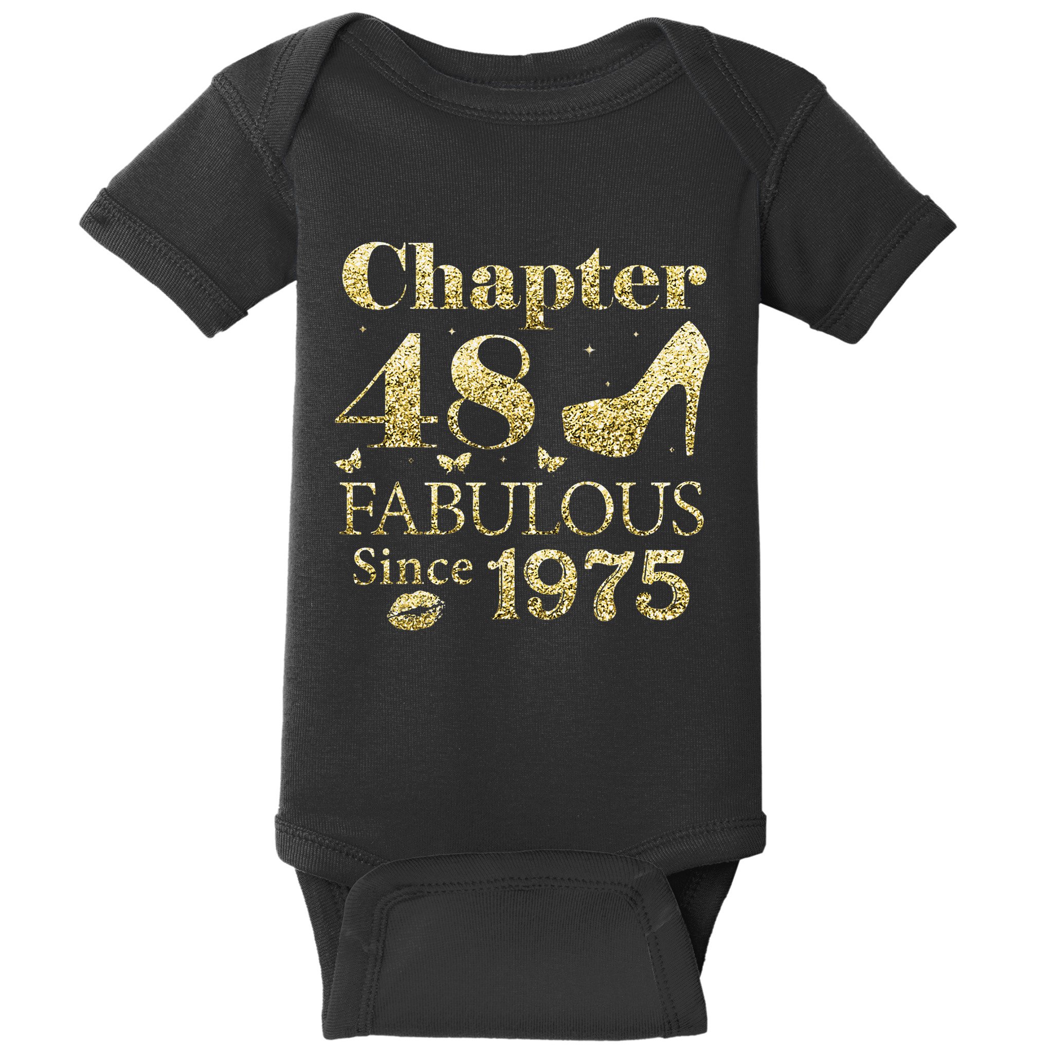 Chapter 48 Fabulous Since 1975 48Th Birthday Gift For Ladies Baby Bodysuit