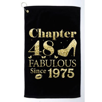 Chapter 48 Fabulous Since 1975 48Th Birthday Gift For Ladies Golf Towel