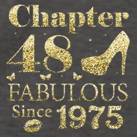 Chapter 48 Fabulous Since 1975 48Th Birthday Gift For Ladies Vector Backpack