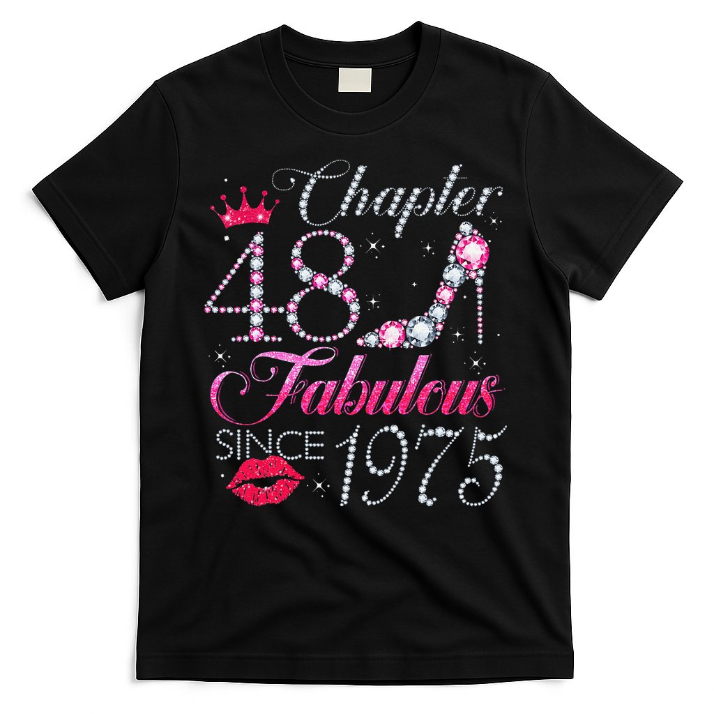 Chapter 48 Fabulous Since 1975 48Th Birthday Gift For Women T-Shirt
