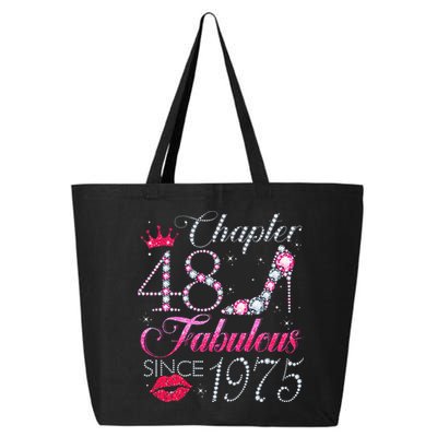 Chapter 48 Fabulous Since 1975 48Th Birthday Gift For Women 25L Jumbo Tote