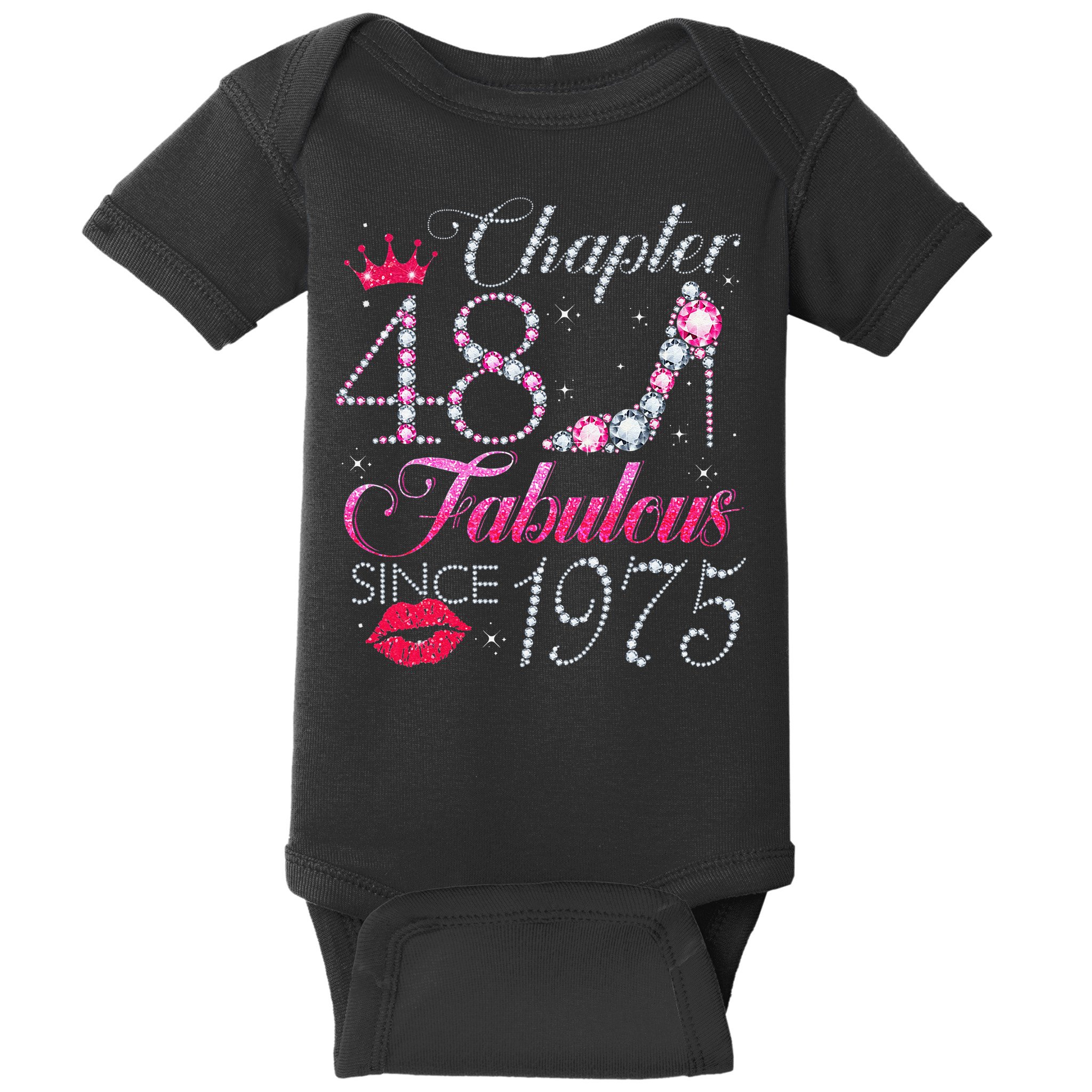 Chapter 48 Fabulous Since 1975 48Th Birthday Gift For Women Baby Bodysuit