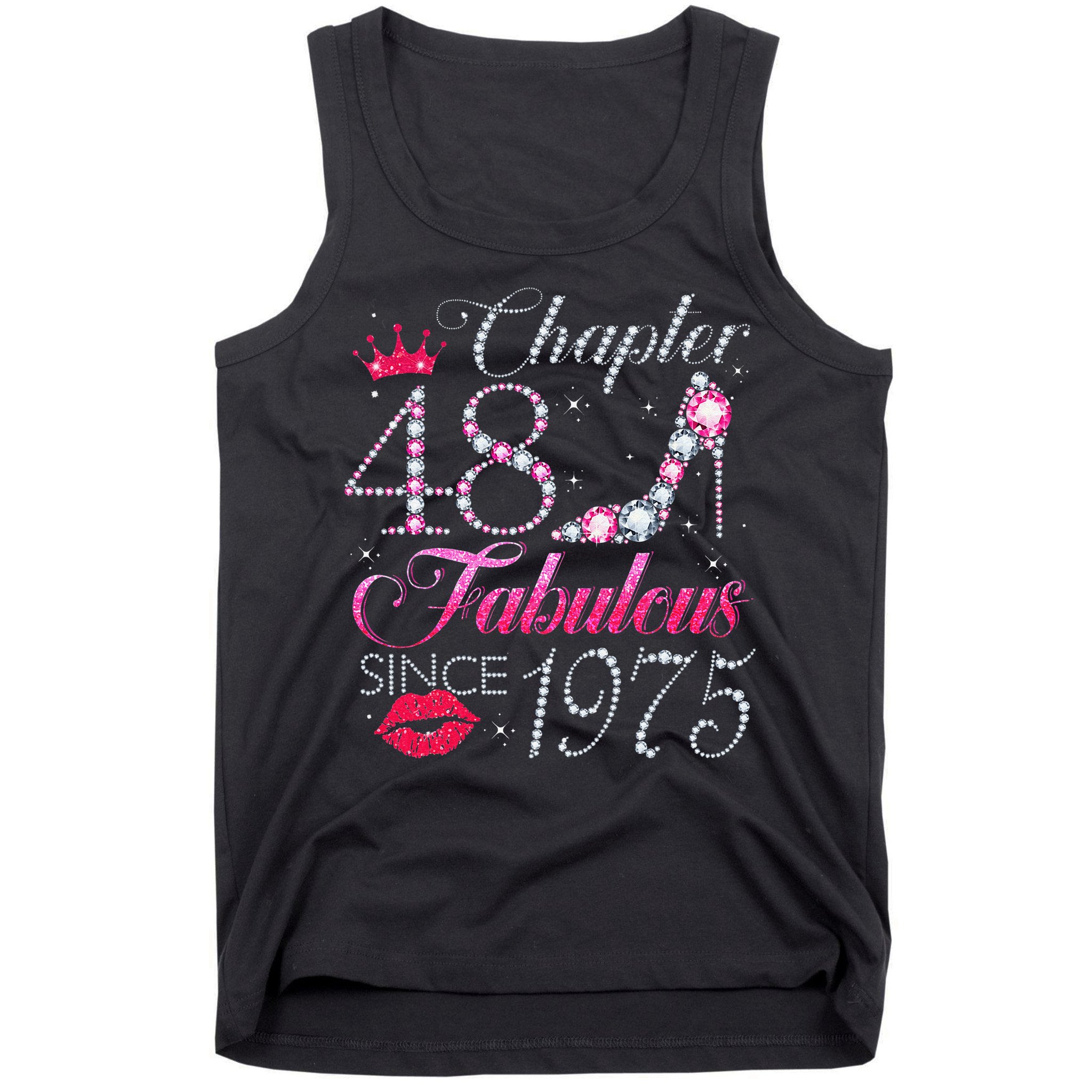 Chapter 48 Fabulous Since 1975 48Th Birthday Gift For Women Tank Top