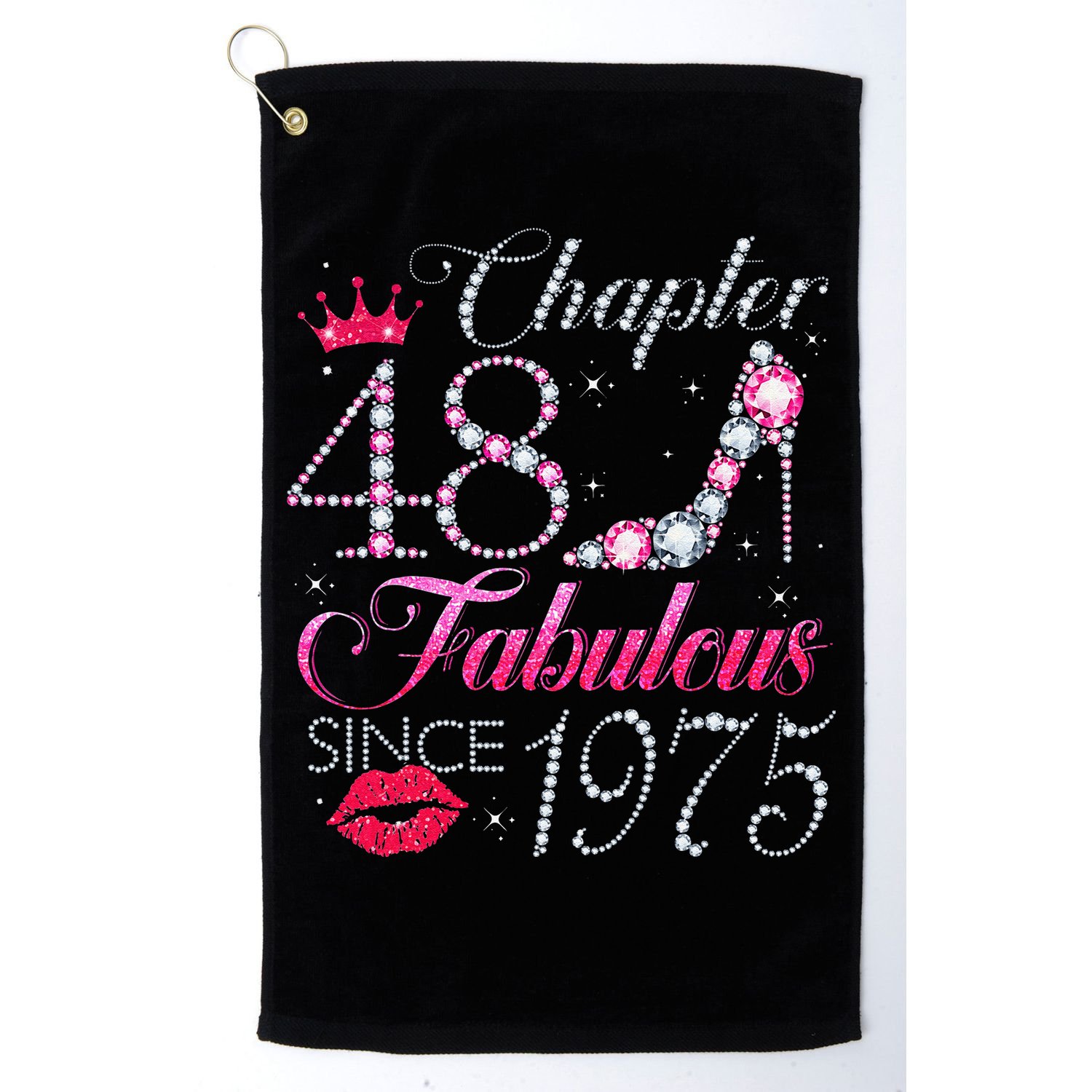 Chapter 48 Fabulous Since 1975 48Th Birthday Gift For Women Golf Towel