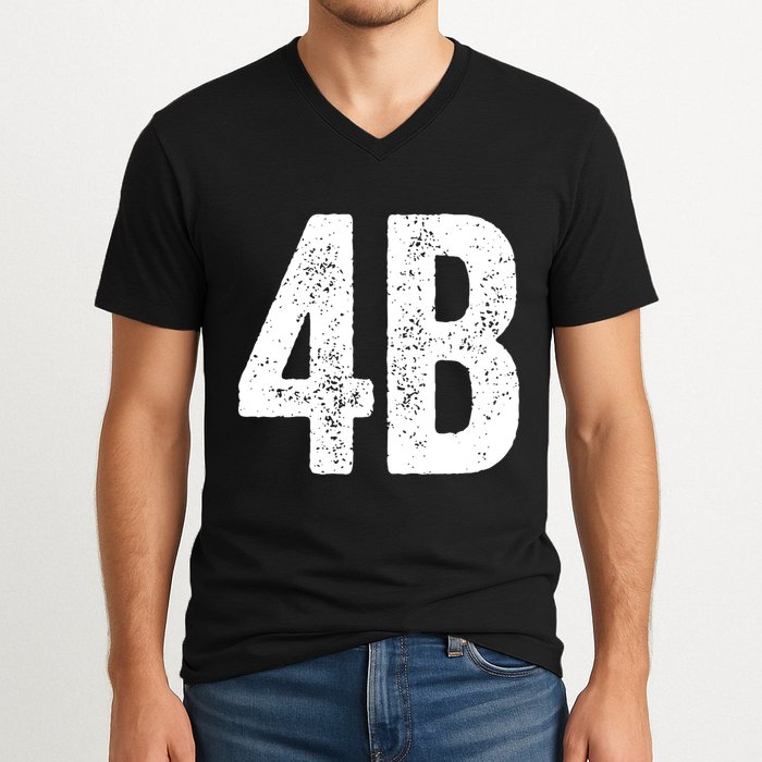 Cool 4b Feminist Movement Support American 4b Movement V-Neck T-Shirt