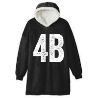 Cool 4b Feminist Movement Support American 4b Movement Hooded Wearable Blanket