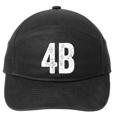 Cool 4b Feminist Movement Support American 4b Movement 7-Panel Snapback Hat