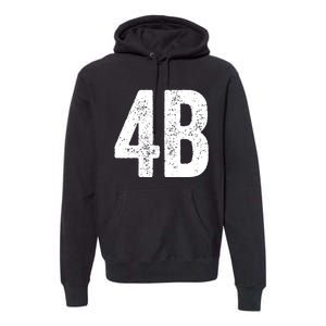 Cool 4b Feminist Movement Support American 4b Movement Premium Hoodie