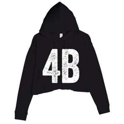 Cool 4b Feminist Movement Support American 4b Movement Crop Fleece Hoodie