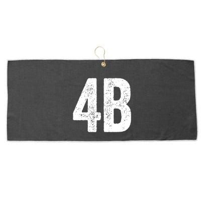 Cool 4b Feminist Movement Support American 4b Movement Large Microfiber Waffle Golf Towel