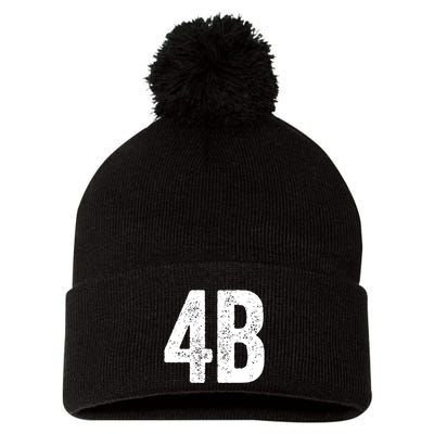 Cool 4b Feminist Movement Support American 4b Movement Pom Pom 12in Knit Beanie