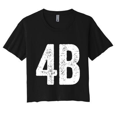 Cool 4b Feminist Movement Support American 4b Movement Crop Top