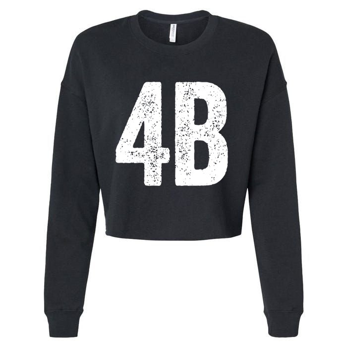Cool 4b Feminist Movement Support American 4b Movement Cropped Pullover Crew