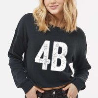 Cool 4b Feminist Movement Support American 4b Movement Cropped Pullover Crew