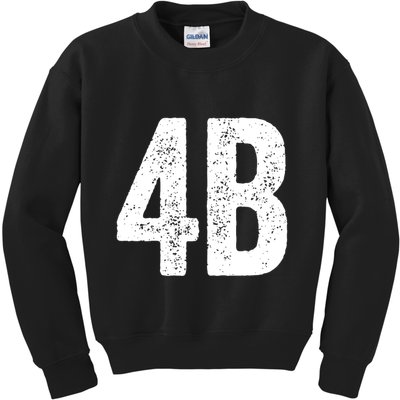 Cool 4b Feminist Movement Support American 4b Movement Kids Sweatshirt