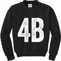 Cool 4b Feminist Movement Support American 4b Movement Kids Sweatshirt
