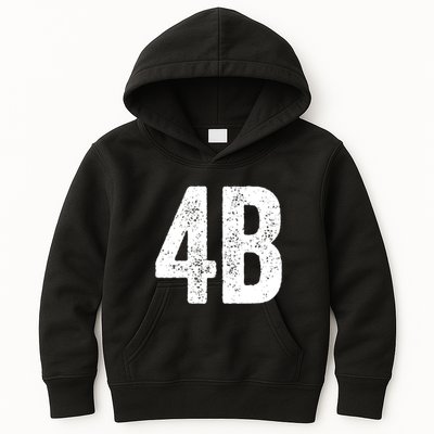 Cool 4b Feminist Movement Support American 4b Movement Kids Hoodie