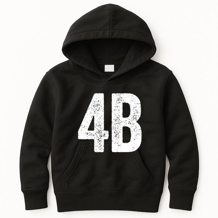 Cool 4b Feminist Movement Support American 4b Movement Kids Hoodie