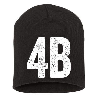 Cool 4b Feminist Movement Support American 4b Movement Short Acrylic Beanie