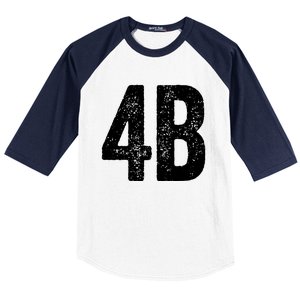 Cool 4b Feminist Movement Support American 4b Movement Baseball Sleeve Shirt