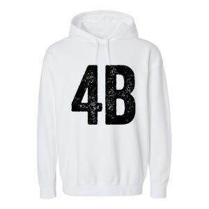 Cool 4b Feminist Movement Support American 4b Movement Garment-Dyed Fleece Hoodie