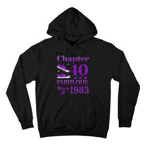 Chapter 40 Fabulous Since 1983 40th Birthday For Ladies Hoodie