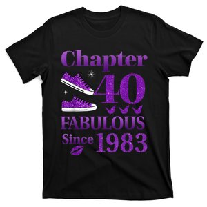 Chapter 40 Fabulous Since 1983 40th Birthday For Ladies T-Shirt