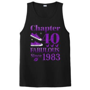 Chapter 40 Fabulous Since 1983 40th Birthday For Ladies PosiCharge Competitor Tank