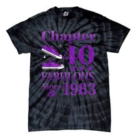 Chapter 40 Fabulous Since 1983 40th Birthday For Ladies Tie-Dye T-Shirt