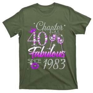 Chapter 40 Fabulous Since 1983 40th Birthday Queen T-Shirt