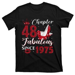 Chapter 48 Fabulous Since 1975 48Th Birthday Gift For Women T-Shirt