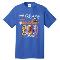 Cute 4Th Grade Teacher Boo Crew Funny School Kinder Squad Gift Tall T-Shirt