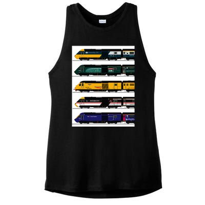 Class 43 Intercity 125 Locomotives Ladies PosiCharge Tri-Blend Wicking Tank