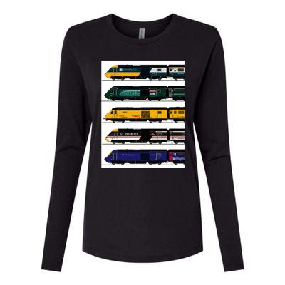 Class 43 Intercity 125 Locomotives Womens Cotton Relaxed Long Sleeve T-Shirt