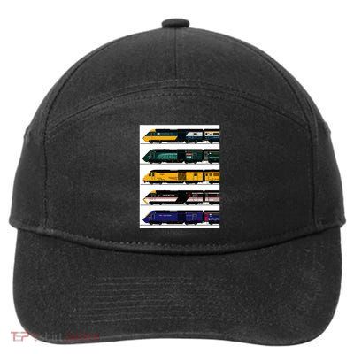 Class 43 Intercity 125 Locomotives 7-Panel Snapback Hat