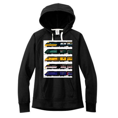 Class 43 Intercity 125 Locomotives Women's Fleece Hoodie