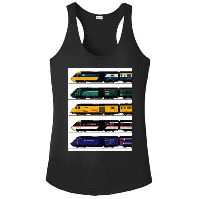 Class 43 Intercity 125 Locomotives Ladies PosiCharge Competitor Racerback Tank