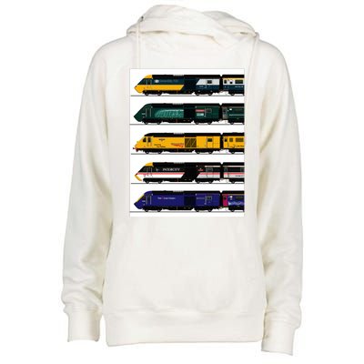 Class 43 Intercity 125 Locomotives Womens Funnel Neck Pullover Hood