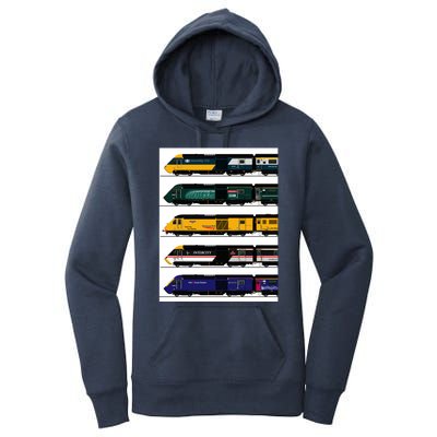 Class 43 Intercity 125 Locomotives Women's Pullover Hoodie