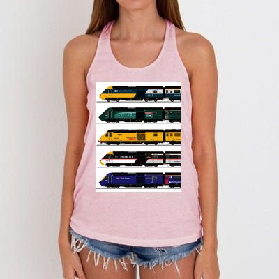 Class 43 Intercity 125 Locomotives Women's Knotted Racerback Tank