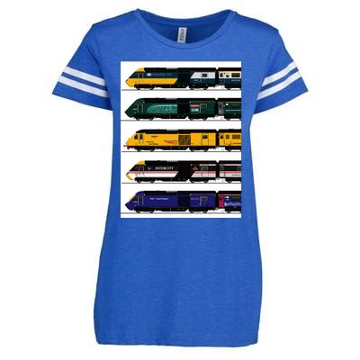 Class 43 Intercity 125 Locomotives Enza Ladies Jersey Football T-Shirt