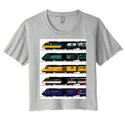 Class 43 Intercity 125 Locomotives Women's Crop Top Tee