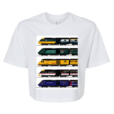 Class 43 Intercity 125 Locomotives Bella+Canvas Jersey Crop Tee