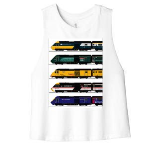 Class 43 Intercity 125 Locomotives Women's Racerback Cropped Tank