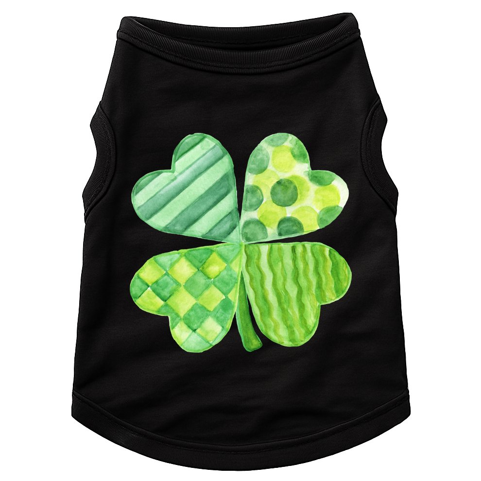 Cute 4 Leaf Clover Irish St Patricks Day Doggie Tank