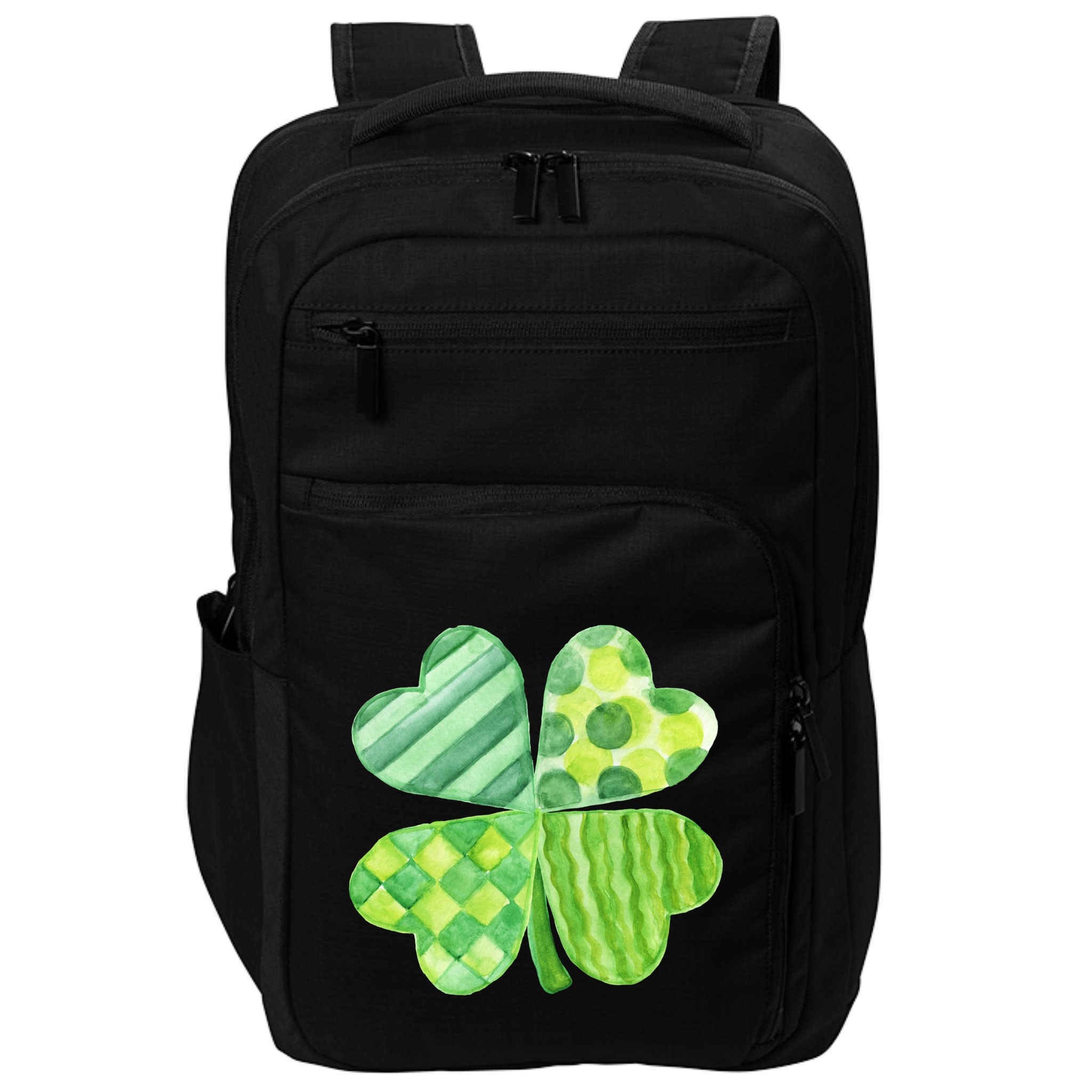 Cute 4 Leaf Clover Irish St Patricks Day Impact Tech Backpack