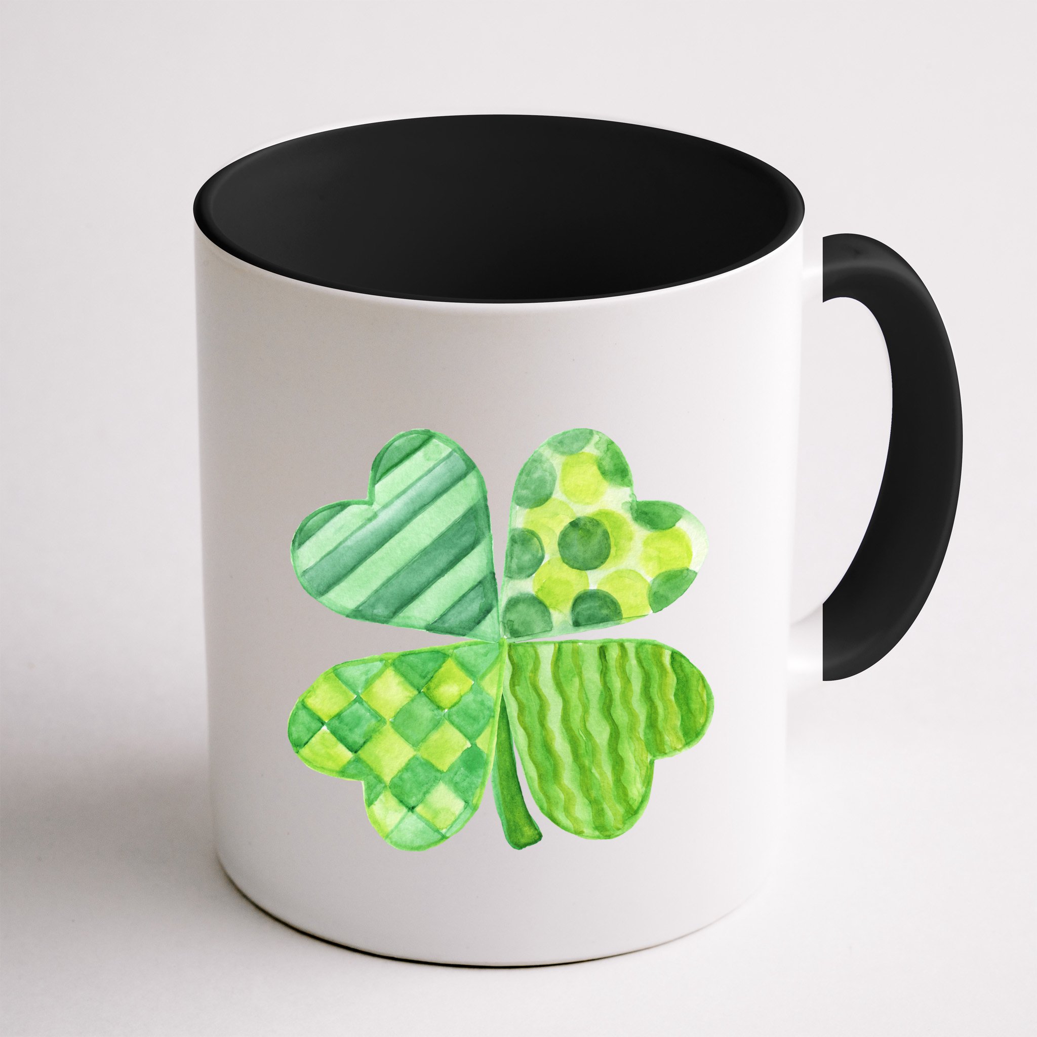 Cute 4 Leaf Clover Irish St Patricks Day Mug